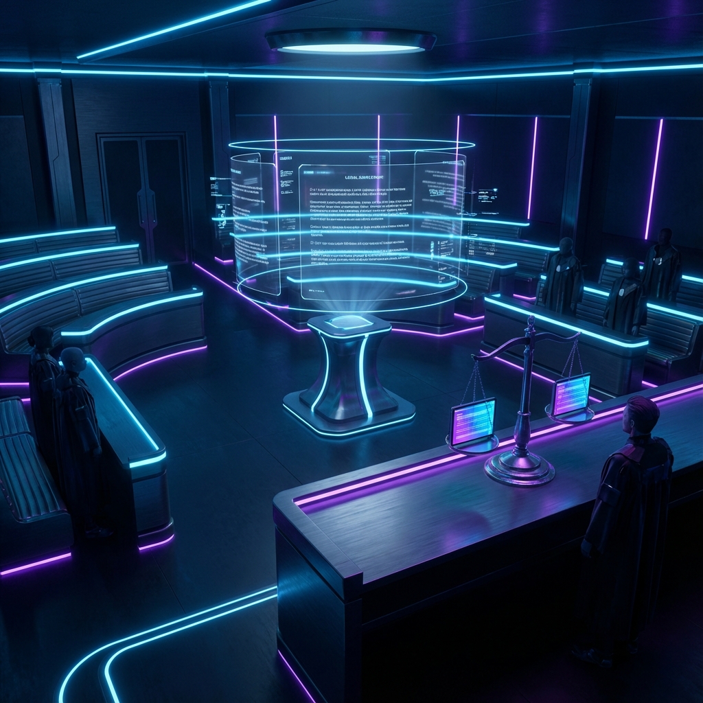 AI Legal Justice Concept